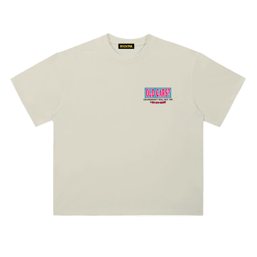Old Cars Heavyweight Tee - CC x Ducktail