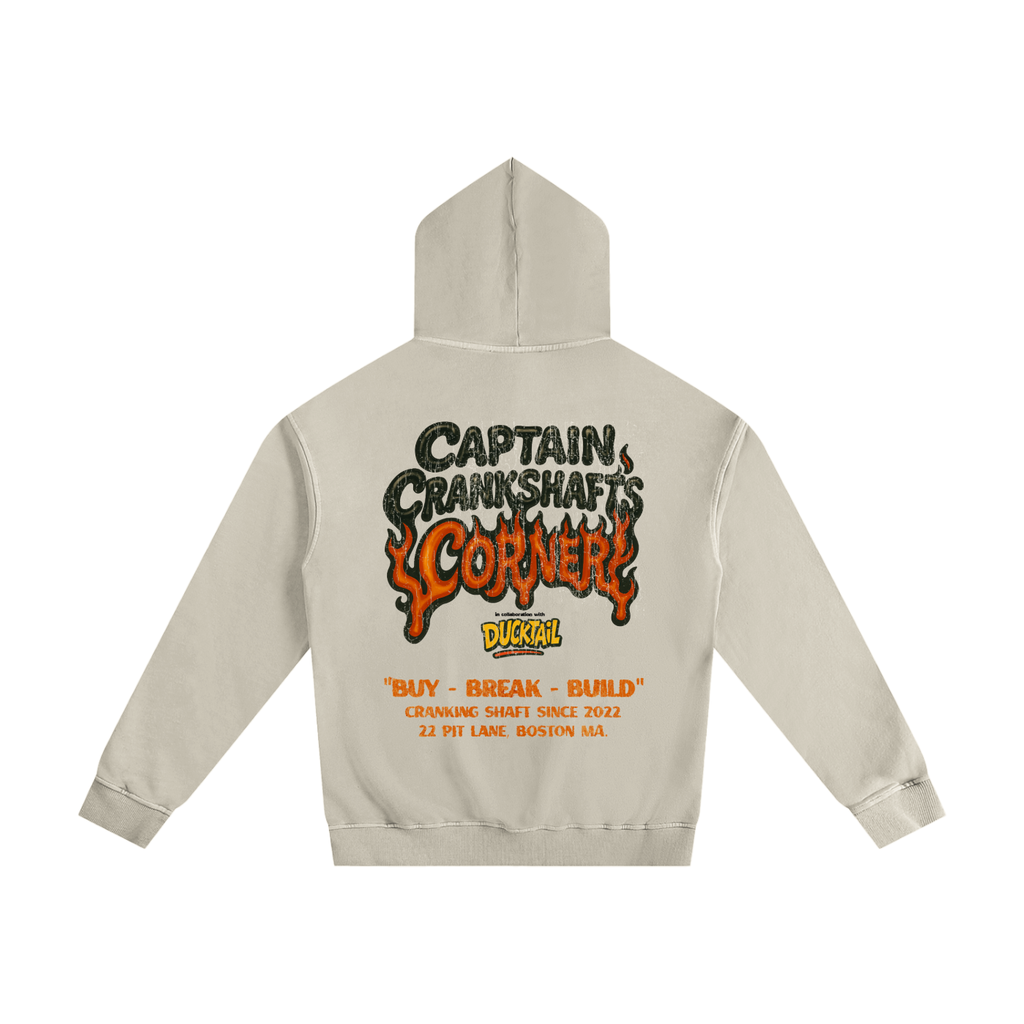 Vintage Washed Cotton Hoodie