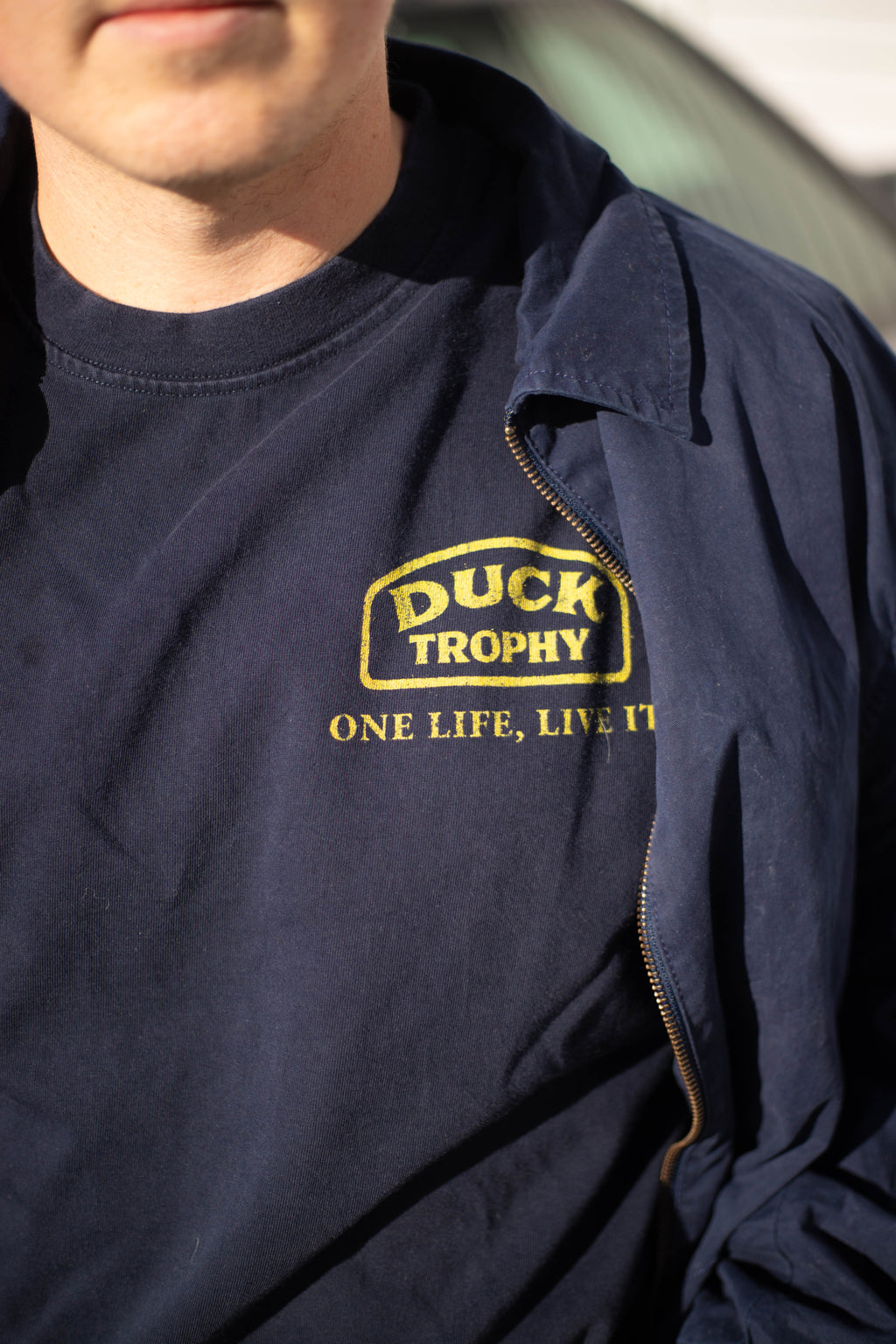 Duck Trophy Heavyweight Tee - Navy
