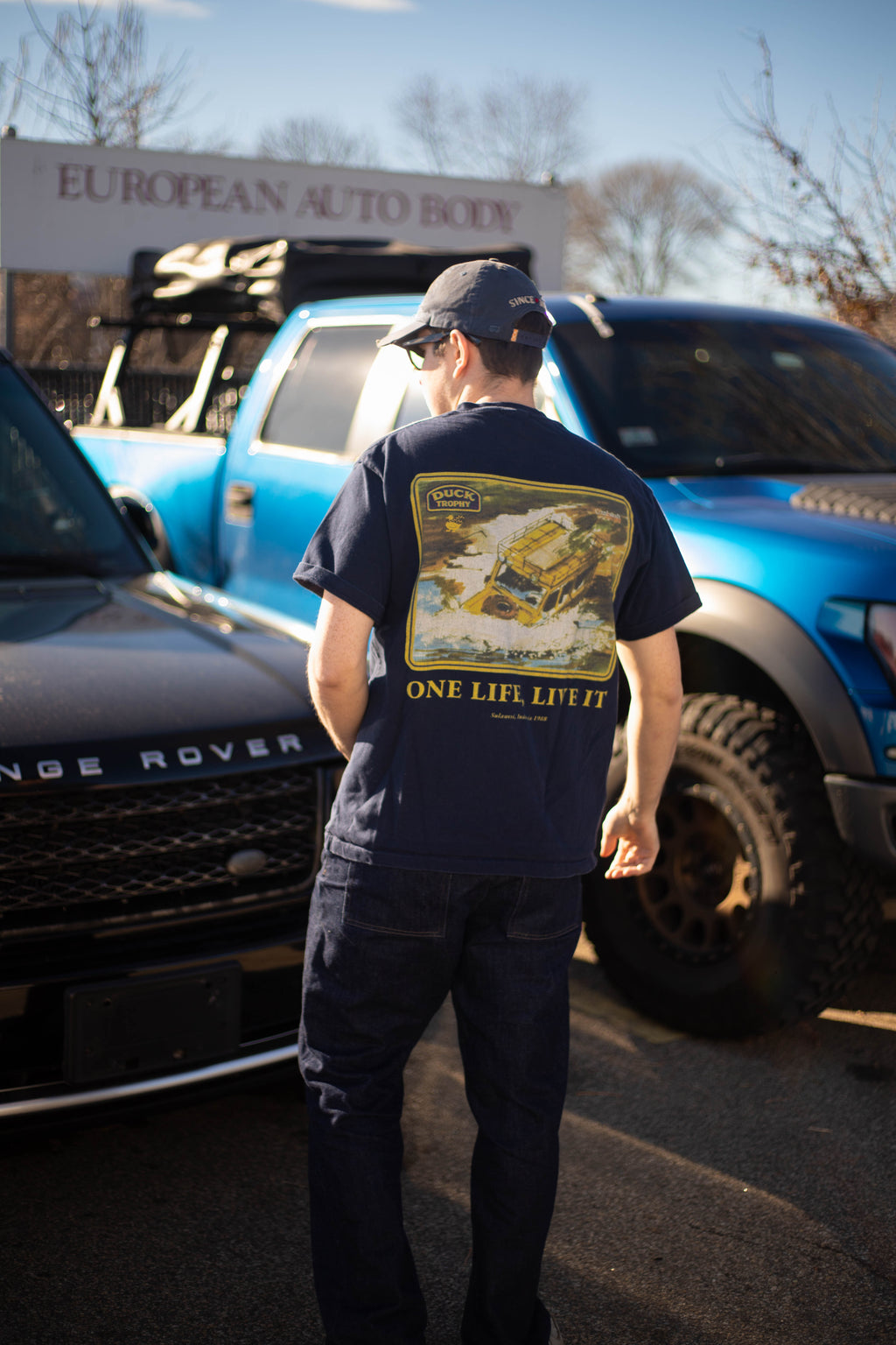 Duck Trophy Heavyweight Tee - Navy