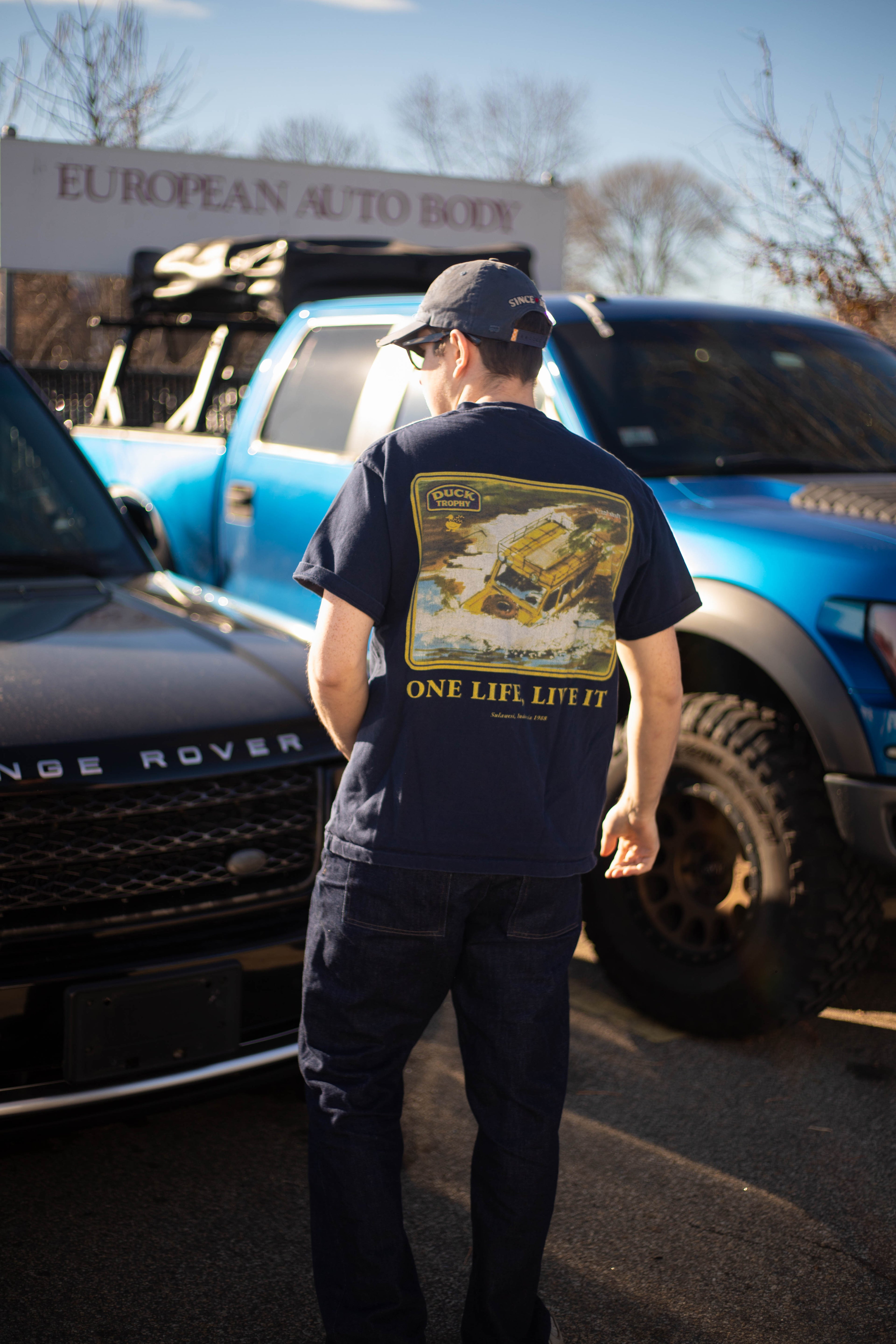 Duck Trophy Heavyweight Tee - Navy