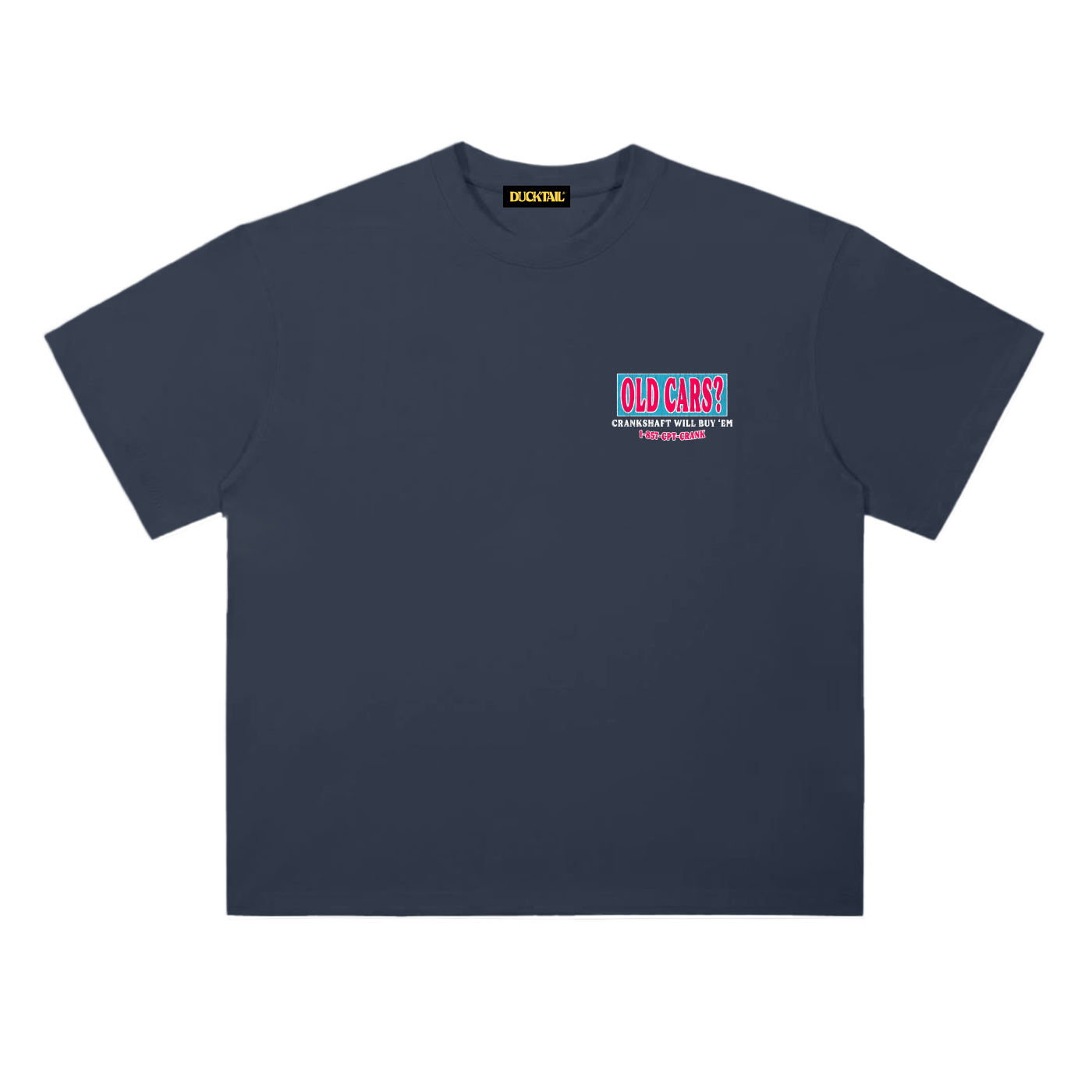 Old Cars Heavyweight Tee - CC x Ducktail
