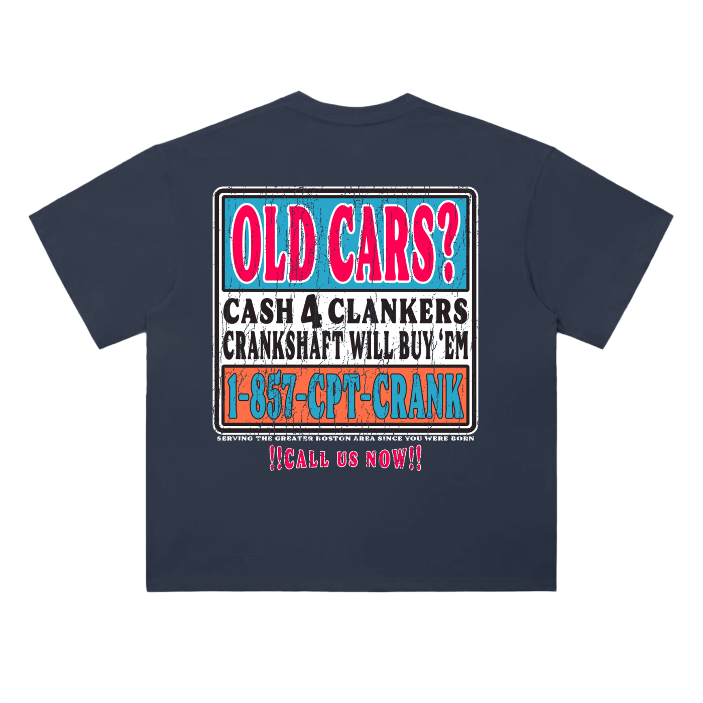 Old Cars Heavyweight Tee - CC x Ducktail