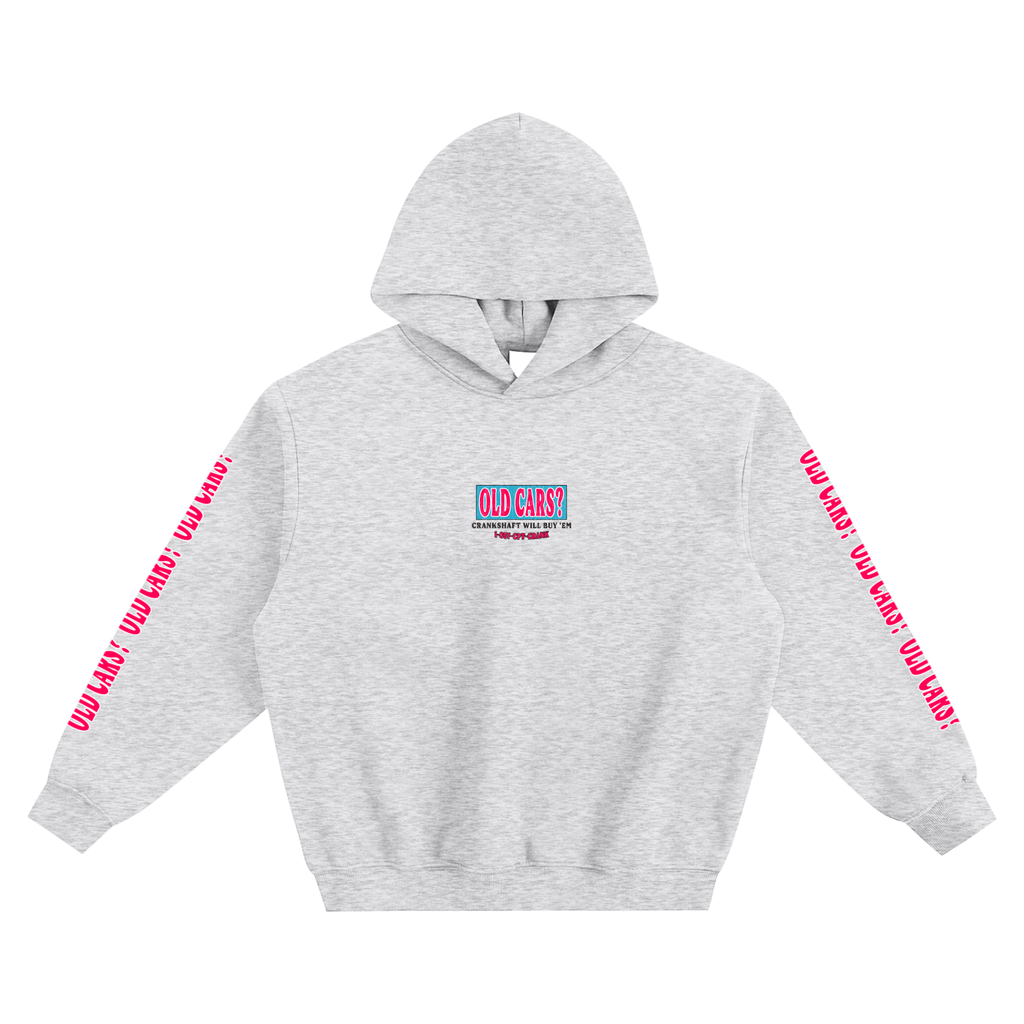 Old Cars Heavyweight Box Hoodie - Heather
